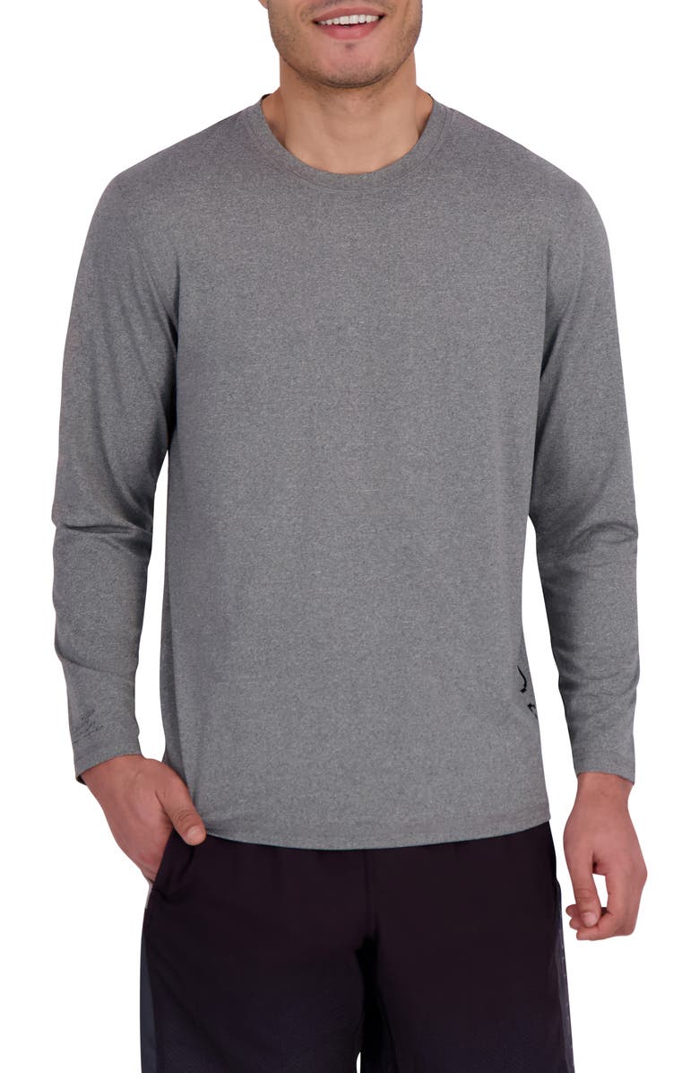 Spyder Drop Needle Rashguard, Main, color, Ebony