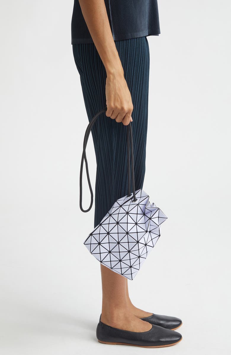 Bao Bao Issey Miyake Wring Glossy Drawstring Bucket Bag, Alternate, color, Light Lavender