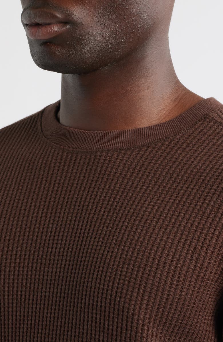 Rails Wade Long Sleeve Thermal T-Shirt, Alternate, color, Chocolate