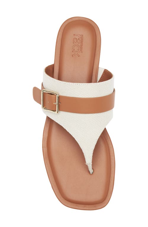 Nordstrom Rack Casen T-strap Sandal In Ivory Multi