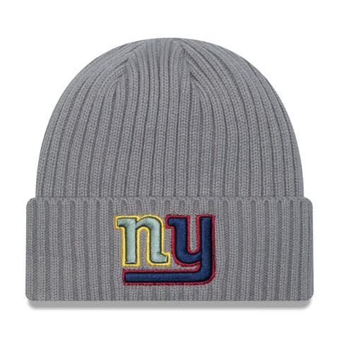 Men's New Era  Gray New York Giants Color Pack Multi Cuffed Knit Hat
