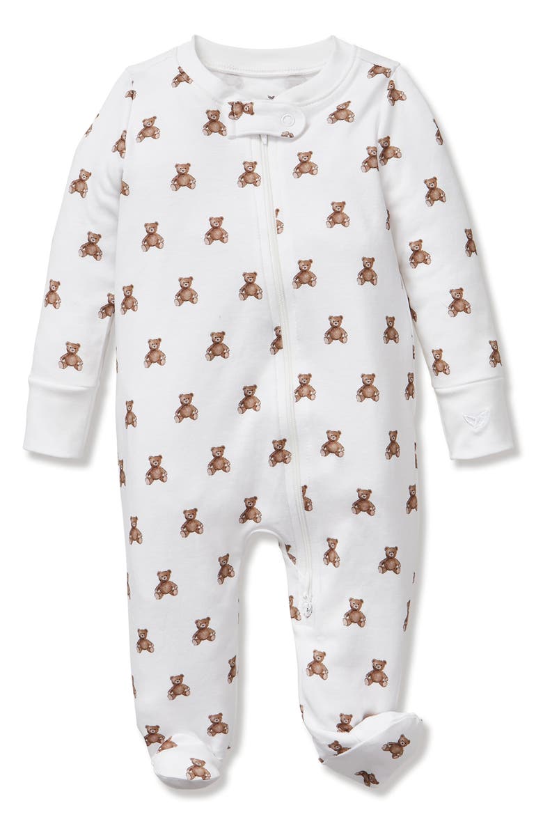 Petite Plume Teddy Pima Cotton Romper, Main, color,