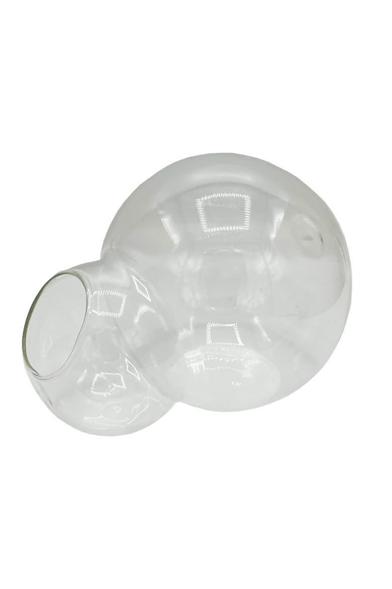 Double Sphere Glass Terrarium, Alternate, color, Clear