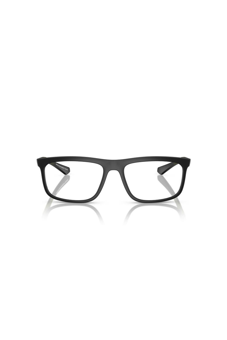 53mm Square optical glasses, Alternate, color, Black