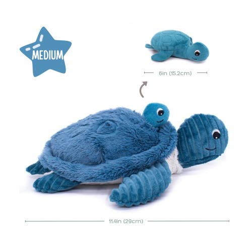 Shop Les Ptipotos Sea Turtle Mom & Her Baby (medium)