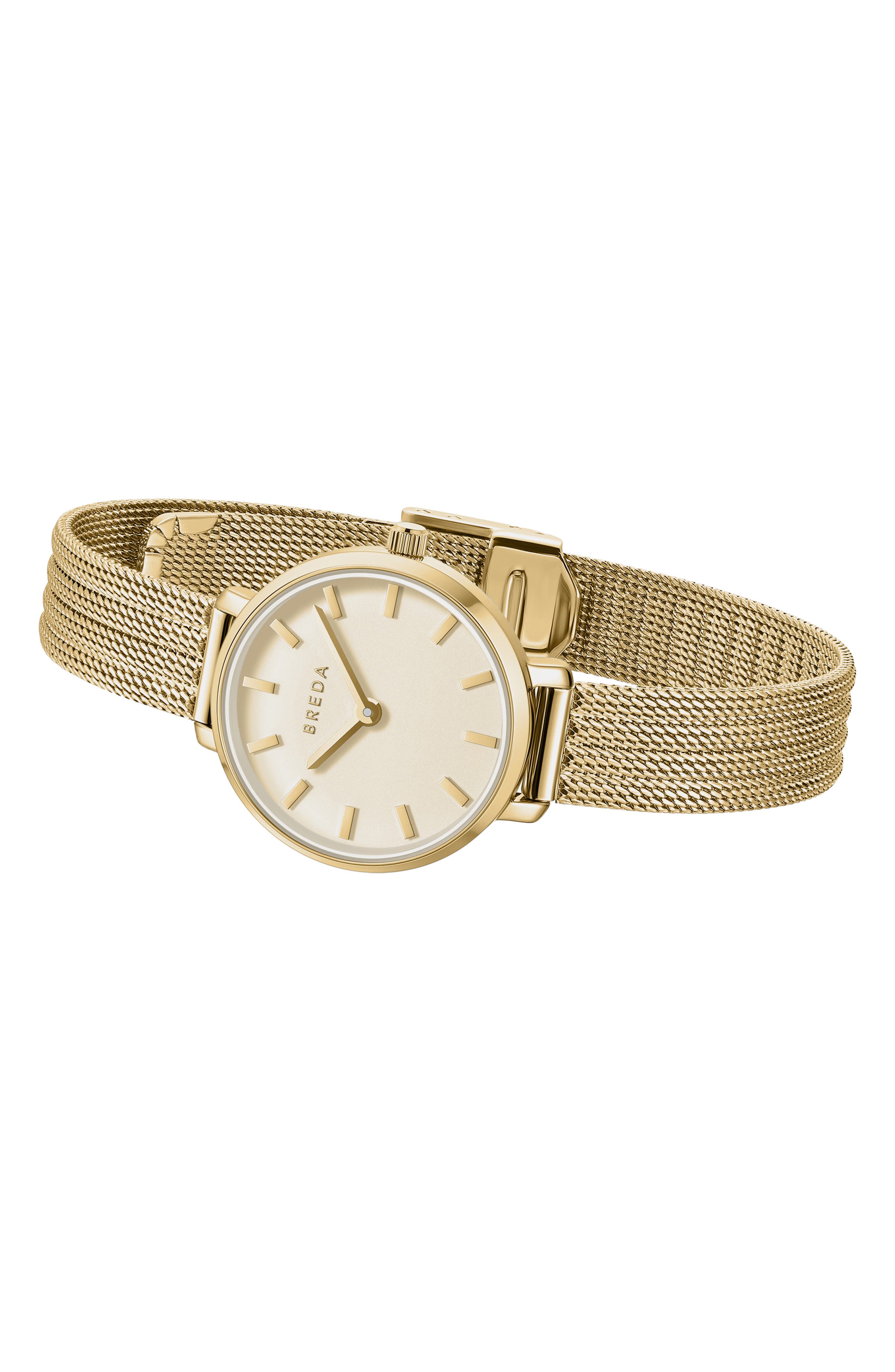 Женские часы BREDA Beverly Mesh Strap Watch, 25mm — фото 5