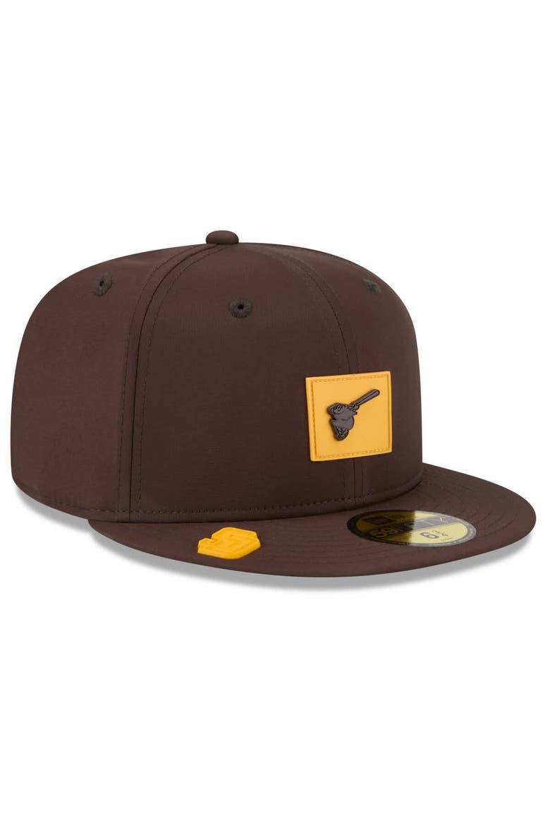 Men's New Era  Brown San Diego Padres 2026 Clubhouse Alternate 59FIFTY Fitted Hat, Alternate, color, Brown