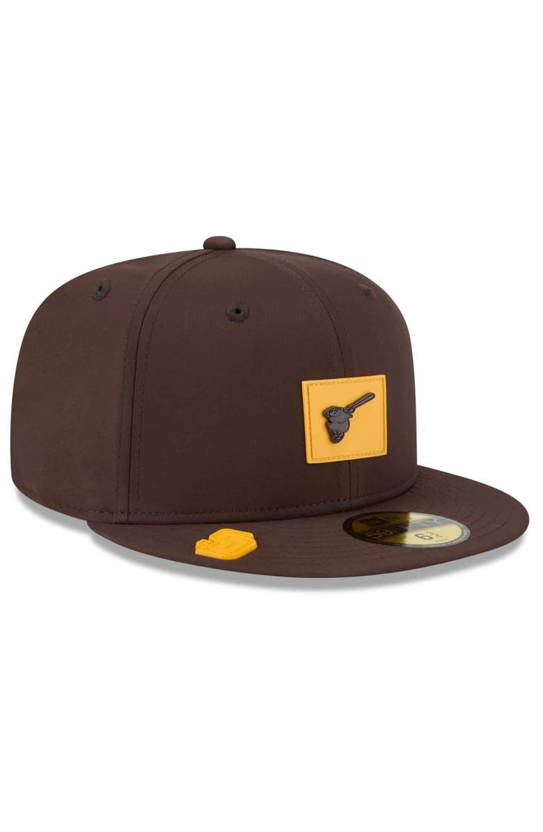 New Era Men's New Era  Brown San Diego Padres 2026 Clubhouse Alternate 59FIFTY Fitted Hat, Alternate, color, Brown