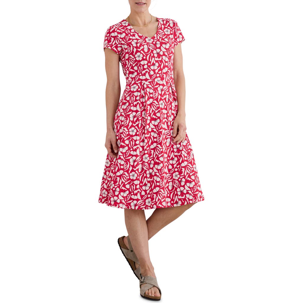 Shop Seasalt Cornwall Pier View Jersey Fit & Flare Dress