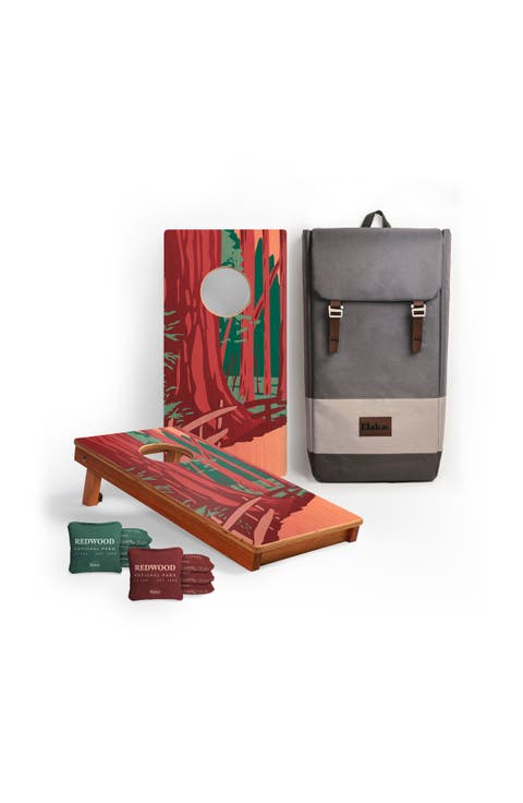 1ft x 2ft Mahogany Pathfinder Cornhole Board Set