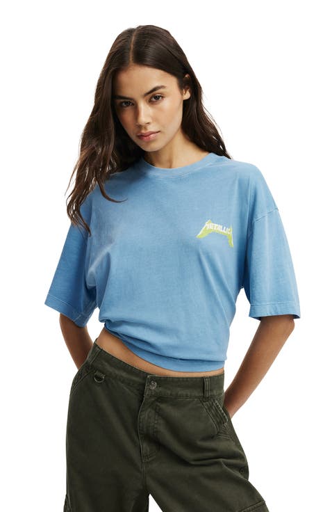 Women's The Lcn Music Boxy Graphic Tee