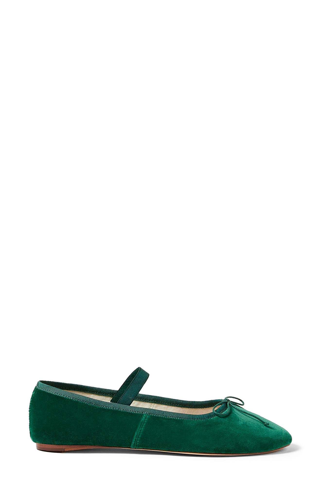 Loeffler Randall Leonie Mary Jane Ballet Flat, Alternate, color, Emerald