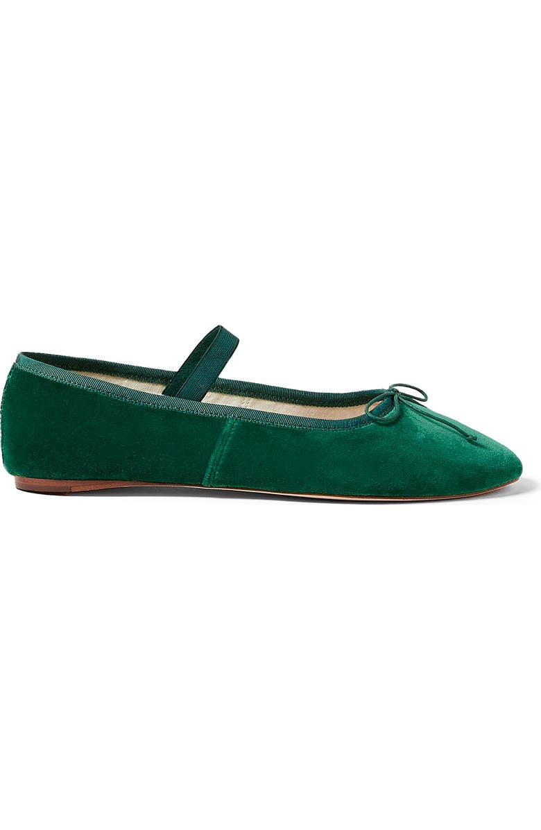 Loeffler Randall Leonie Mary Jane Ballet Flat, Alternate, color, Emerald
