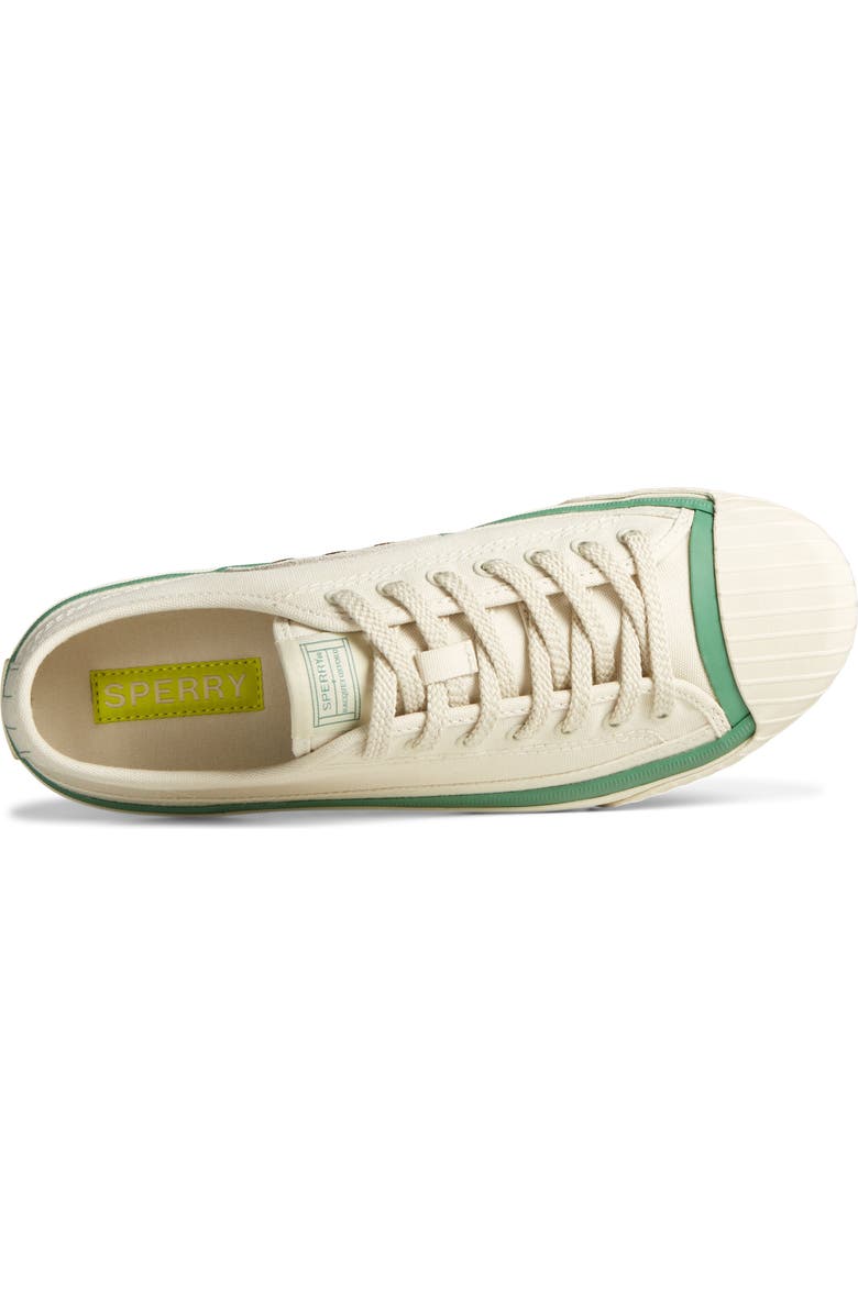 Sperry Racquet Oxford Cap Toe Canvas Sneaker, Alternate, color, White