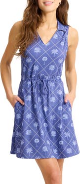 Tommy Bahama Abby Getaway Frond Print Minidress