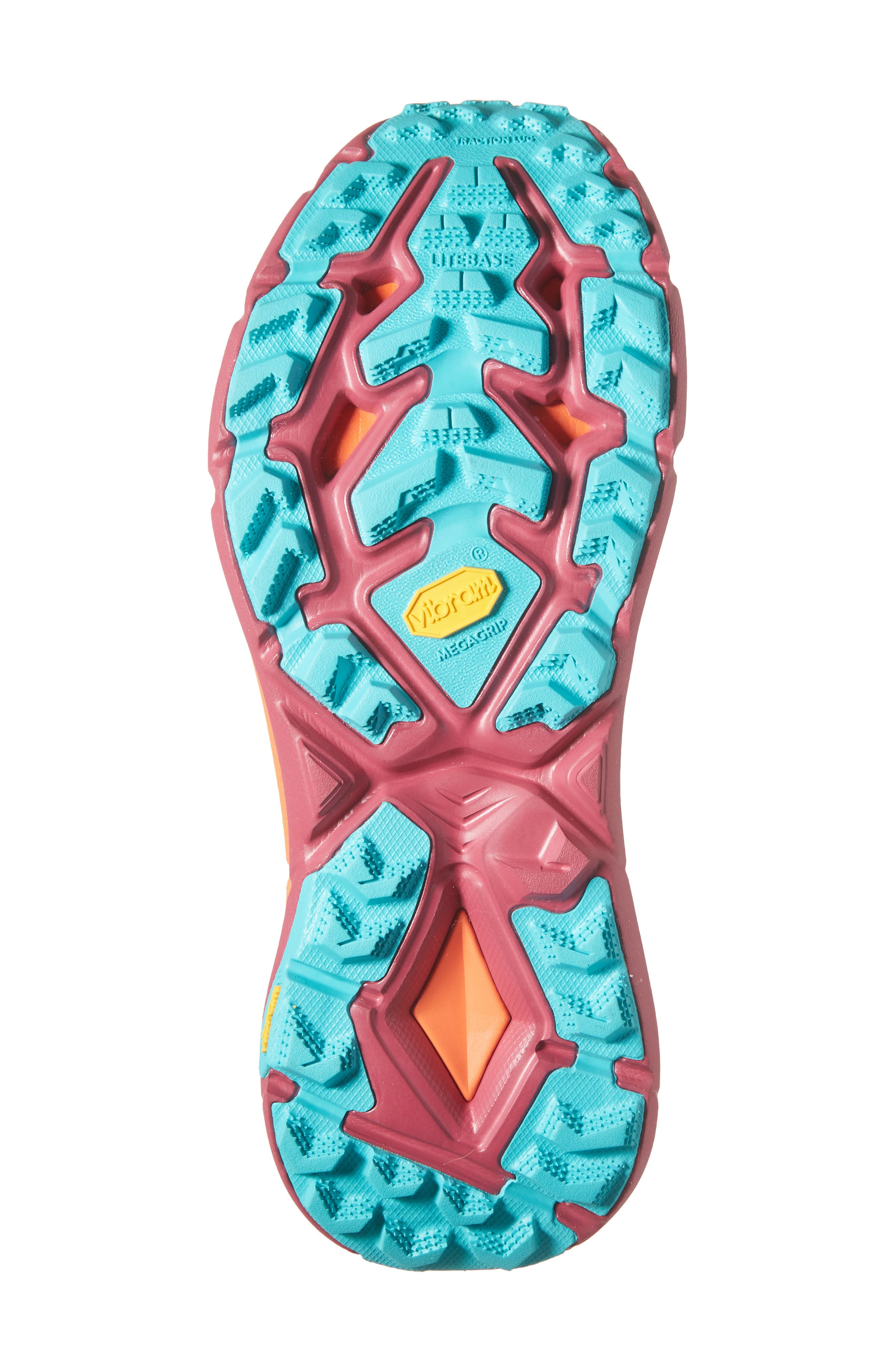 HOKA Mafate Speed 4 Trail Running Shoe, Alternate, color, Impala / Flame