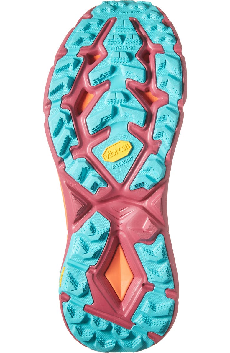 HOKA Mafate Speed 4 Trail Running Shoe, Alternate, color, Impala / Flame