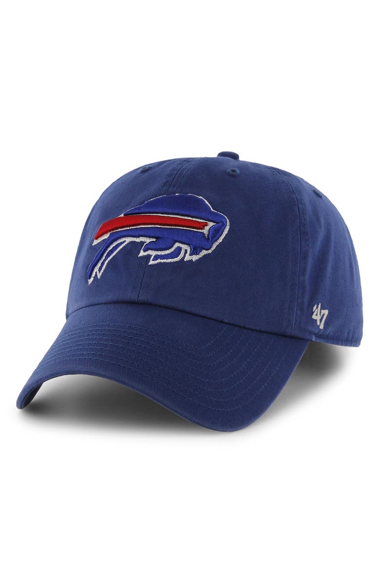'47 Mens Buffalo Bills '47 Brand Royal Blue Cleanup Adjustable Hat, Main, color, Royal