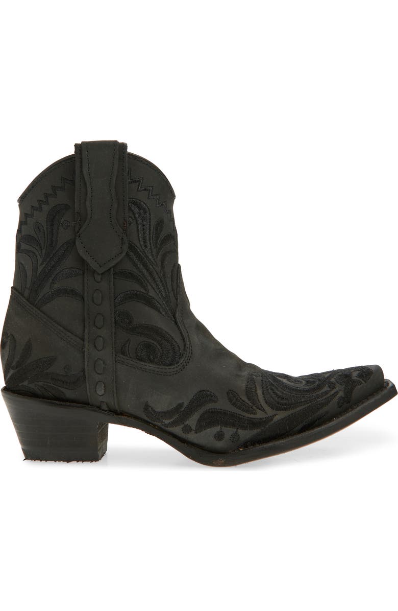 CIRCLE G Embroidered Western Ankle Boot, Alternate, color,
