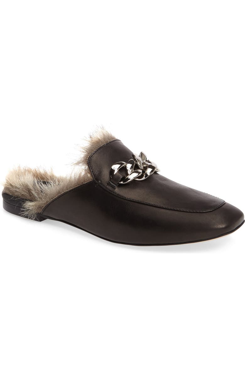 Jeffrey Campbell Ravis Faux Fur Mule, Main, color,