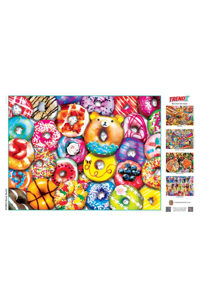 Donut Resist 300 Piece Jigsaw Puzzle, Alternate, color, Multicolor