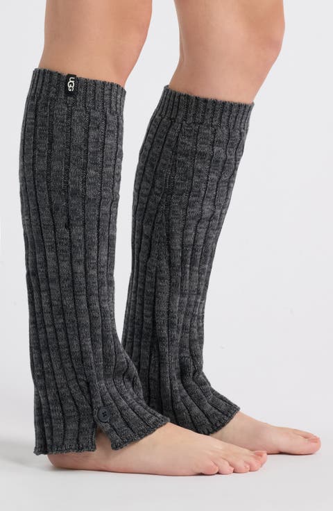 Talullah Cotton Blend Rib Leg Warmers