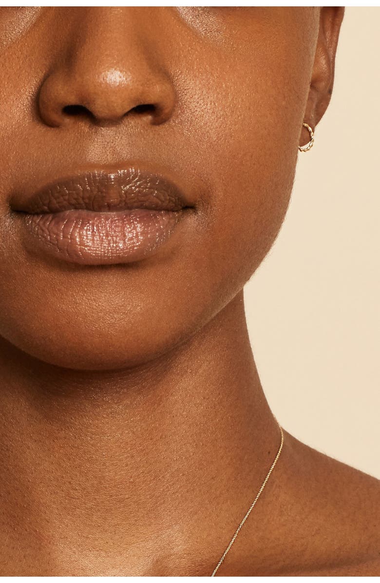 Oradina 14K Gold Caesar Stud Earrings, Alternate, color, Rose Gold