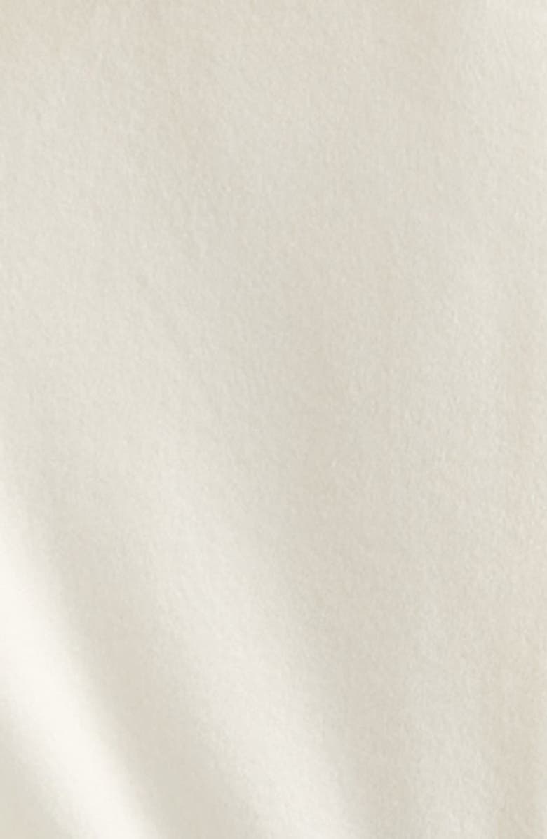 Zella Girl Kids' Cosmos Velour Zip Hoodie, Alternate, color, Ivory Egret