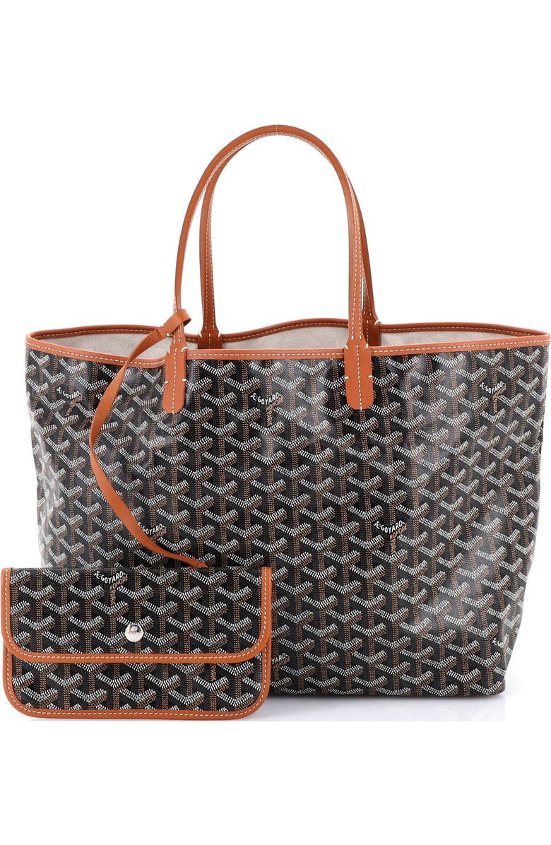 Pre-Owned Goyard Saint Louis Tote Coated Canvas PM, Alternate, color, Brown