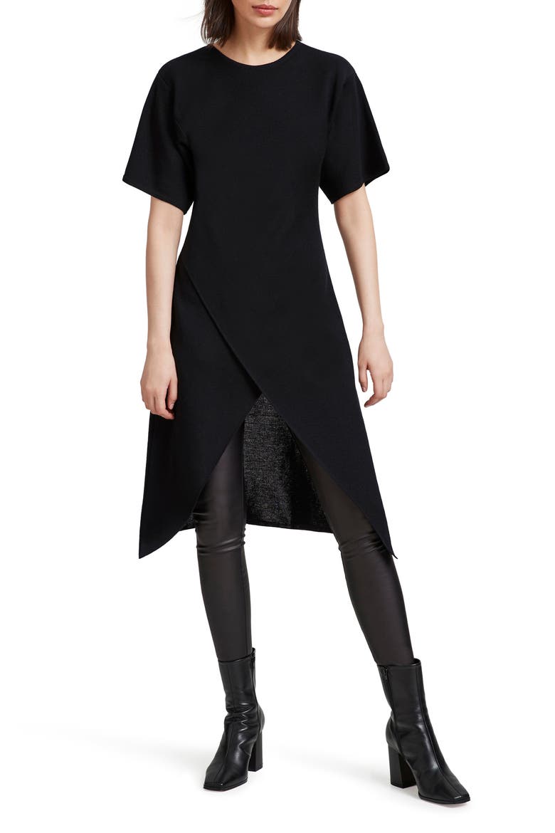 Koya Merino Wool Tunic, Main, color, BLACK