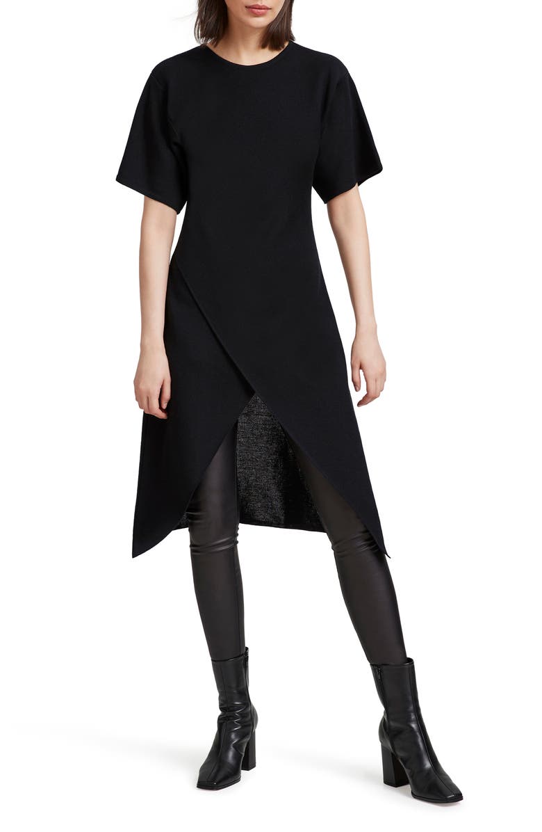 Marcella Koya Merino Wool Tunic, Main, color, Black