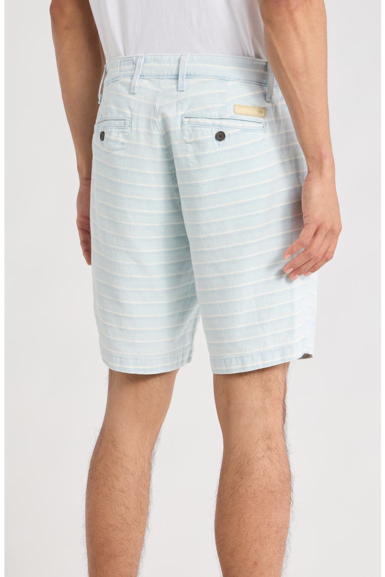 Wanderer Stripe Slim Fit Chino Shorts, Alternate, color, THEOREM