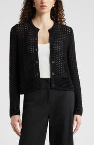 Nordstrom Mesh Stitch Cardigan