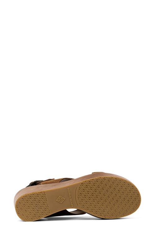 Shop Donald Pliner Slingback Wedge Sandal In Saddle