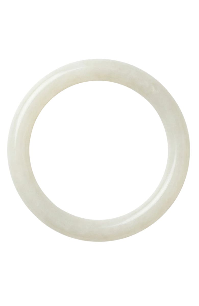seree 1994 Off White Thin Jade Bangle, Alternate, color, Off White