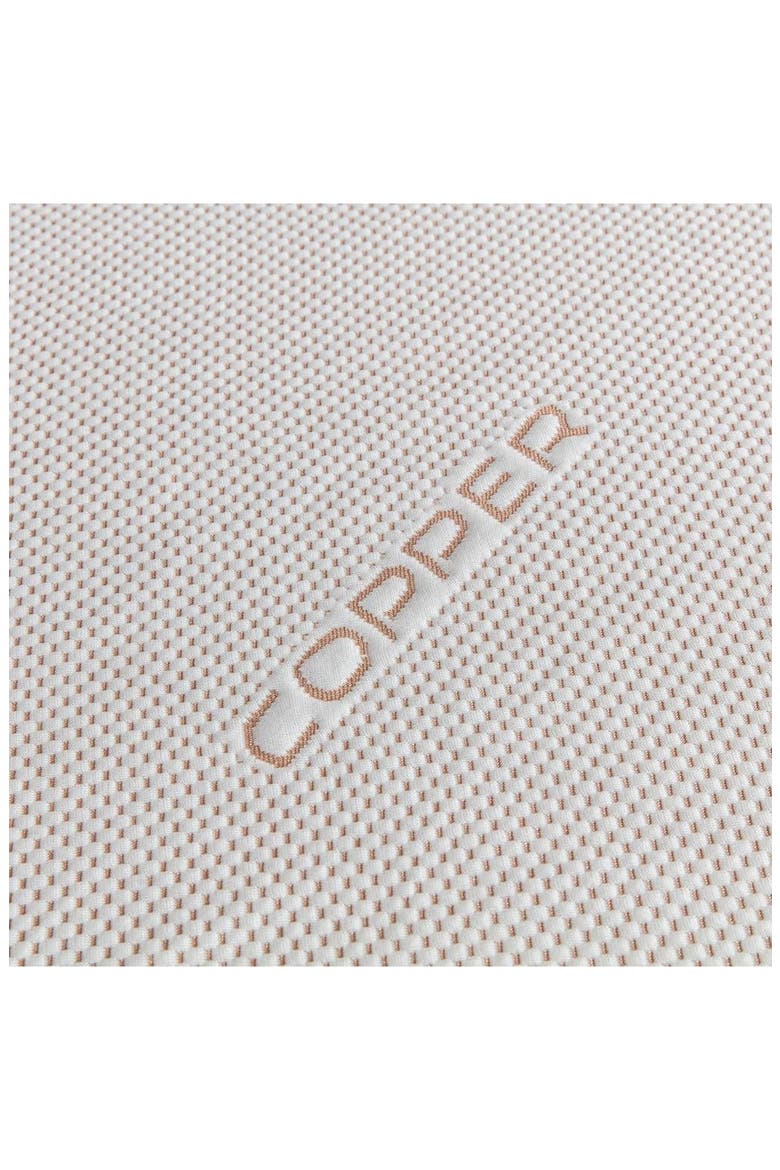 Copper Infused Mattress Topper, Alternate, color, WHITE