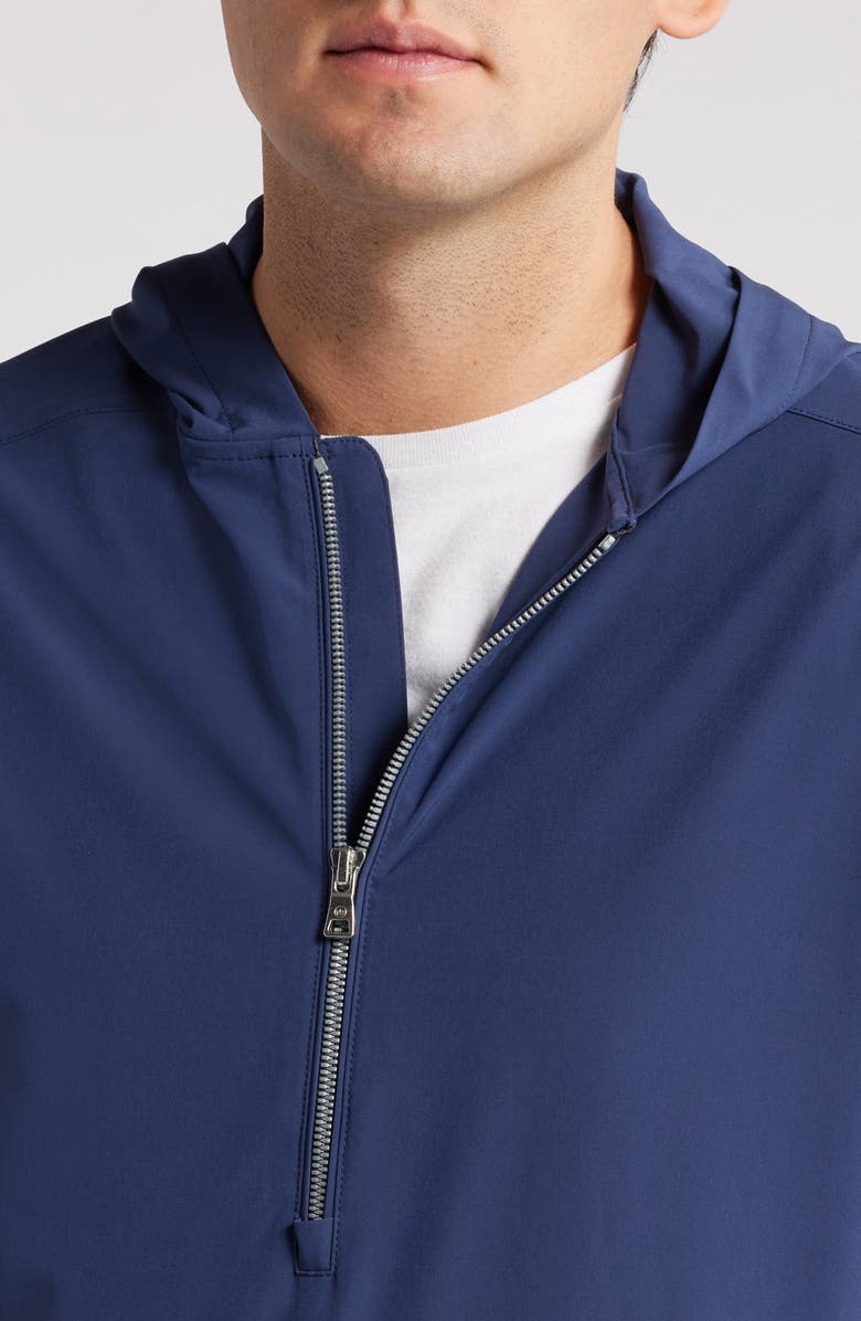 Peter Millar Quest Water Resistant Half Zip Hoodie, Alternate, color, 