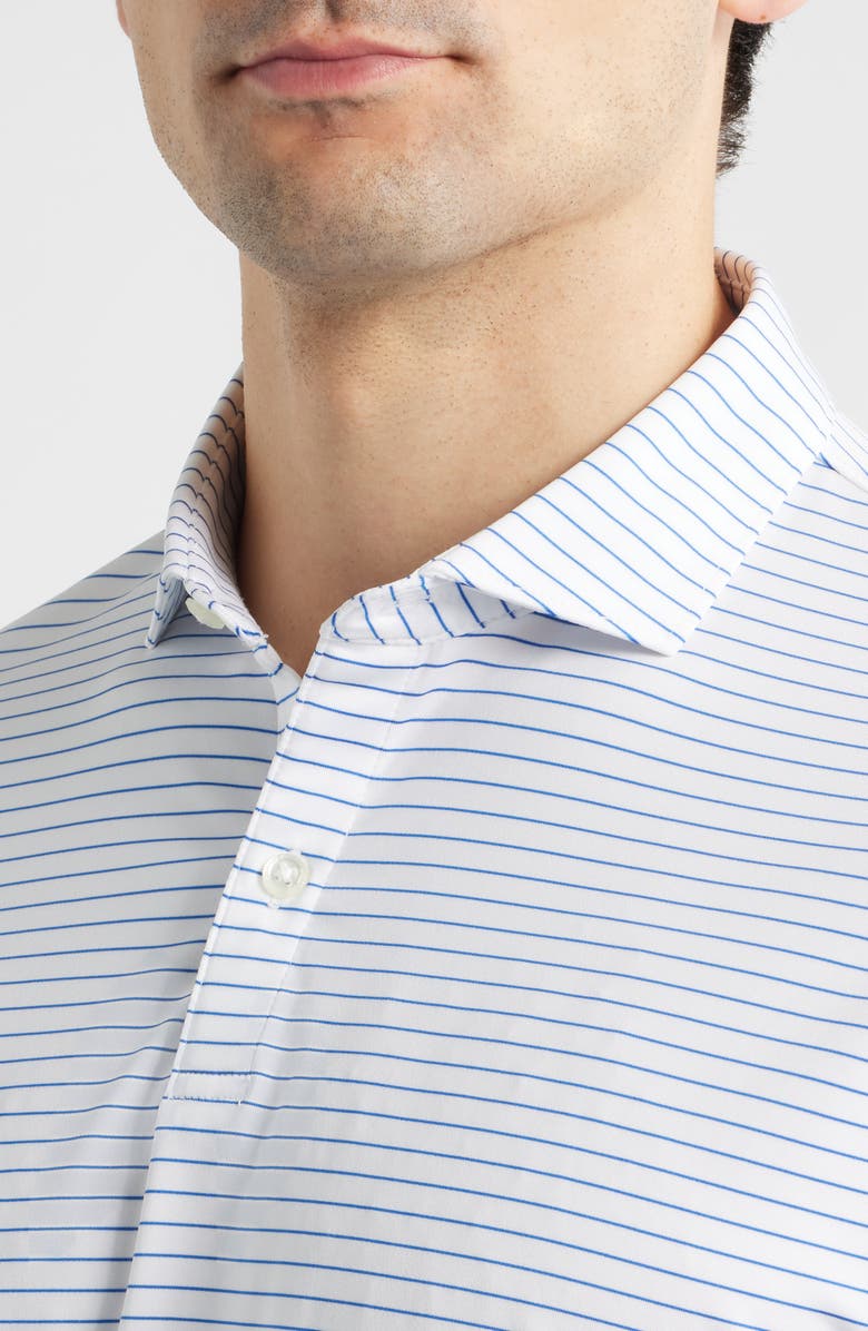 johnnie-O Beau Stripe Performance Polo, Alternate, color, Sound Side