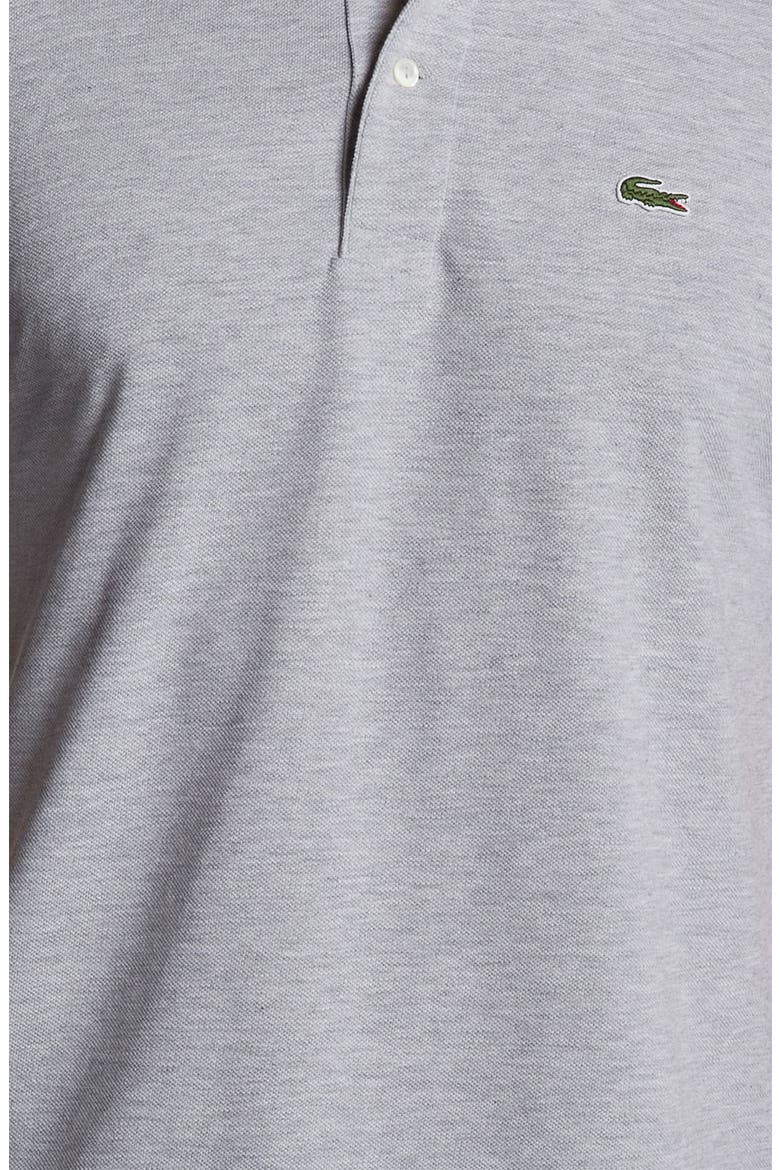 'Chine' Piqué Polo, Alternate, color, ARGENT GREY