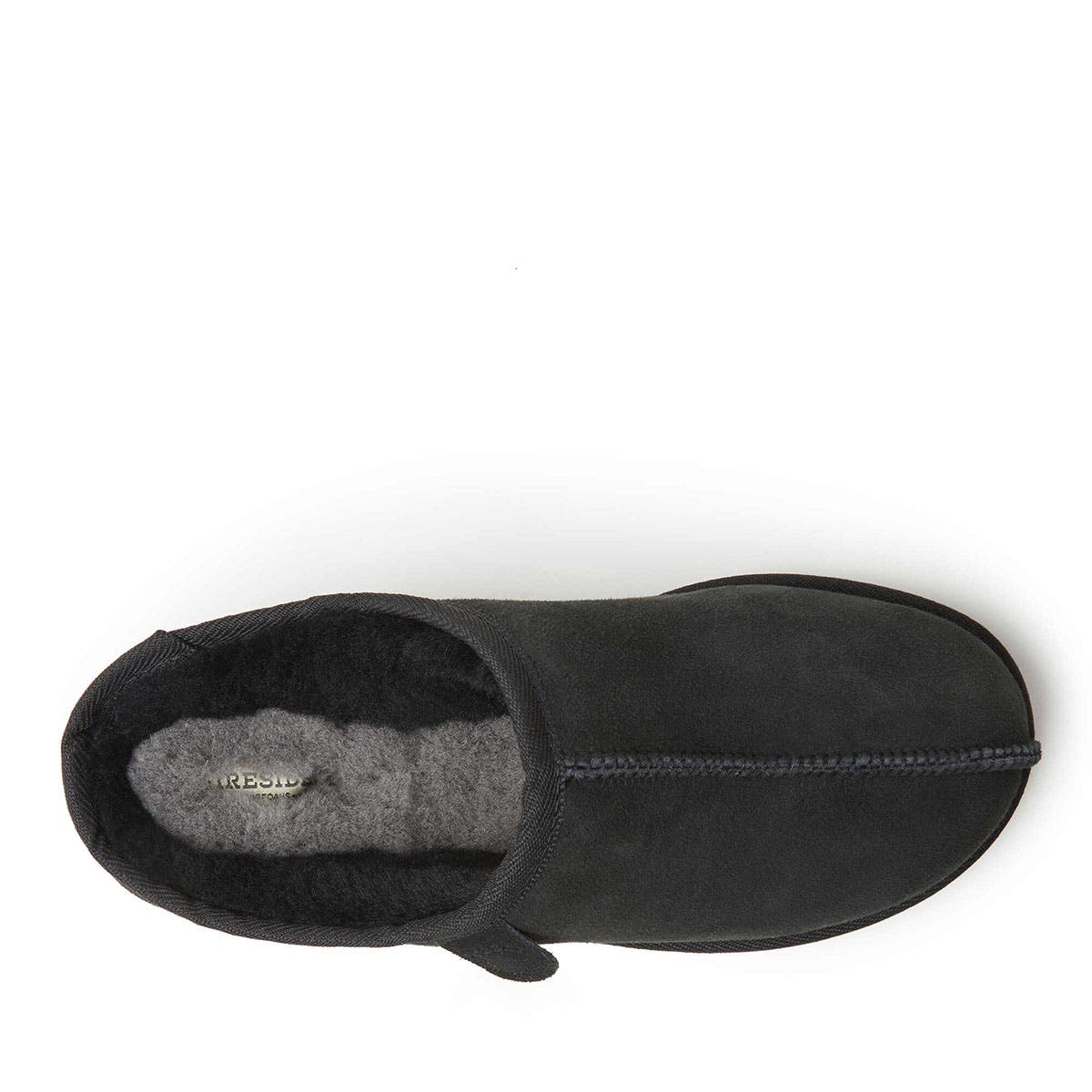 DEARFOAMS Fireside Grafton Genuine Shearling Clog Slipper, Alternate, color, Black