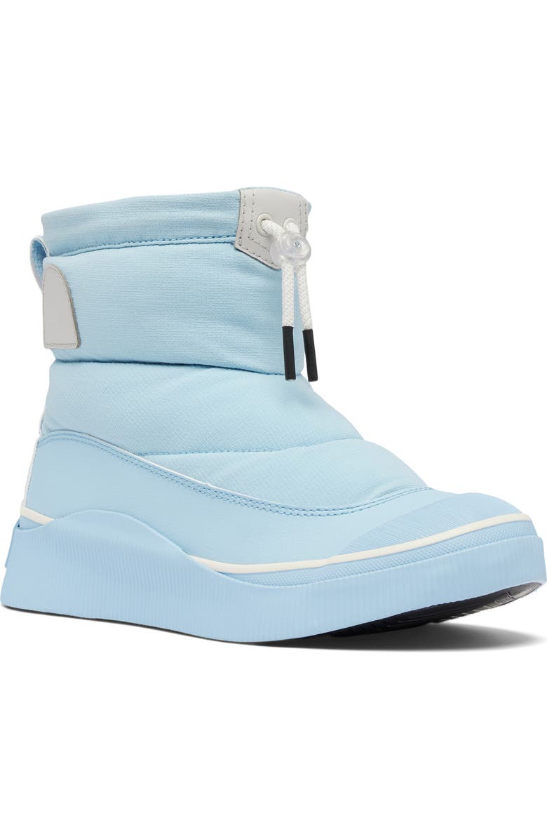 SOREL Out N About IV Puffy Lace-Up Waterproof Boot, Main, color, Arctic Sea/ Chalk