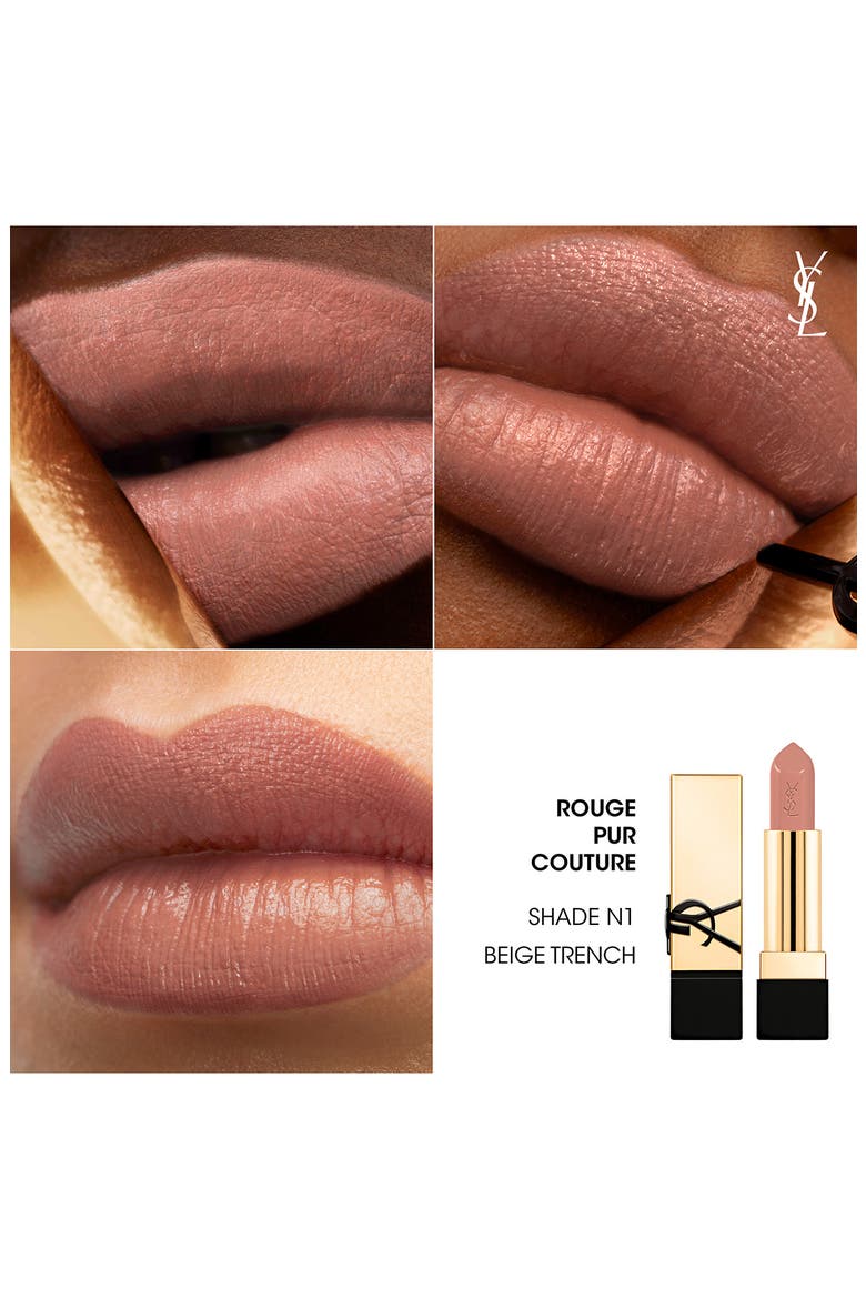 Rouge Pur Couture Caring Satin Lipstick with Ceramides, Alternate, color, N1 BEIGE TRENCH