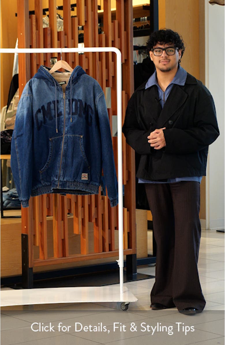 Davies Hooded Denim Jacket, sales video thumbnail