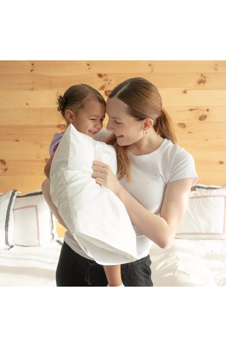 Sperric Cozy Toddler Pillow with Pillowcase Set, Alternate, color, White