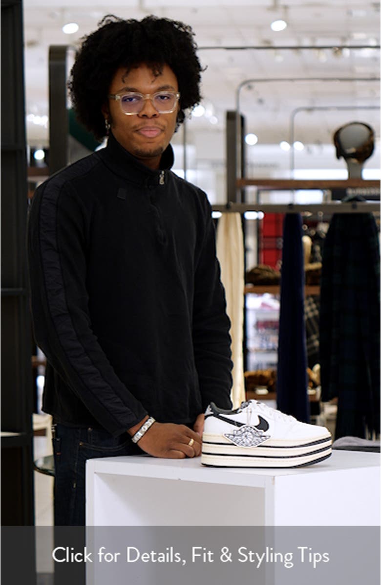 Air Jordan 1 Triple Platform Basketball Sneaker, sales video thumbnail