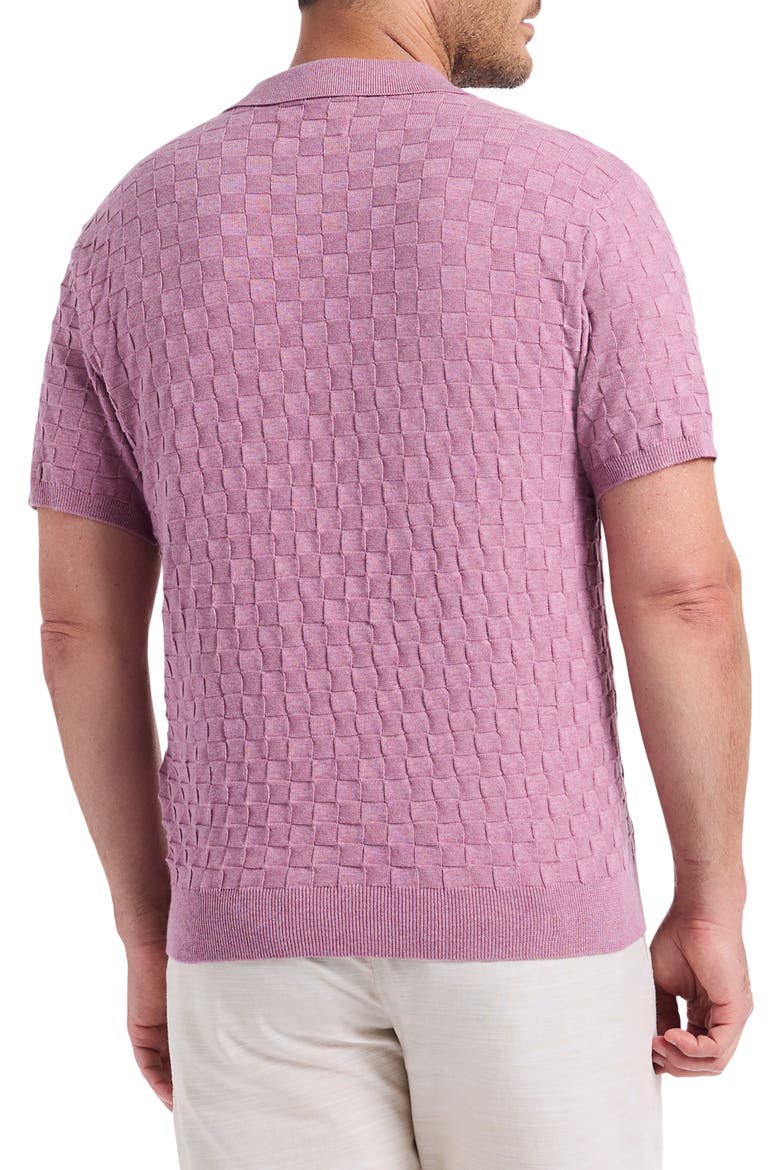 Hampson Cotton Polo Sweater, Alternate, color, LIGHT PINK
