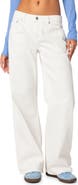 EDIKTED Roman Slouchy Low Rise Wide Leg Jeans