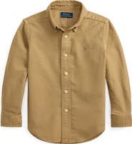 Polo Ralph Lauren Kids' Long Sleeve Oxford Button-Down Shirt