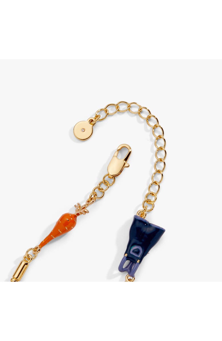 Alex and Ani Farmers' Market Inline Bracelet, Alternate, color, Gold