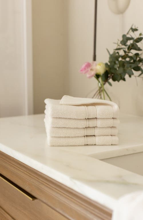 Cozy Earth Luxe Set Of 4 Washcloths In Pink